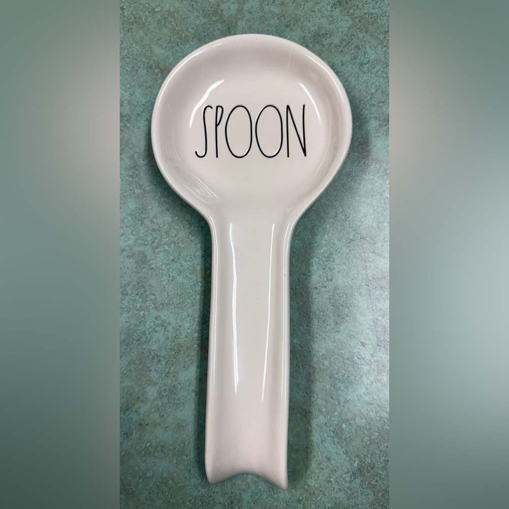 Rae Dunn Cream Ceramic Spoon Holder
